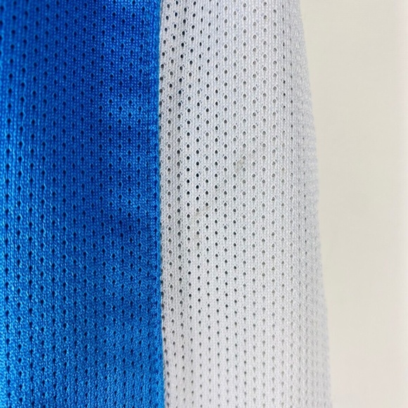 Under Armour Mens Large Loose Fit Shorts Basketball Blue White Athletic - Picture 4 of 5